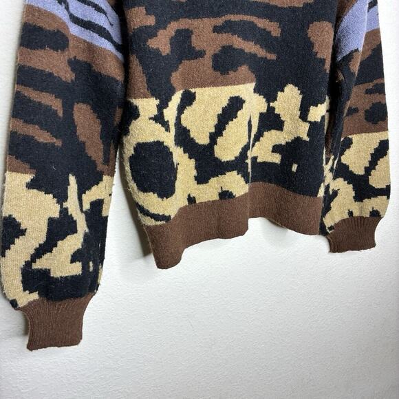 Zero Degrees Celcius Abstract Animal Sweater S - Picture 8 of 10